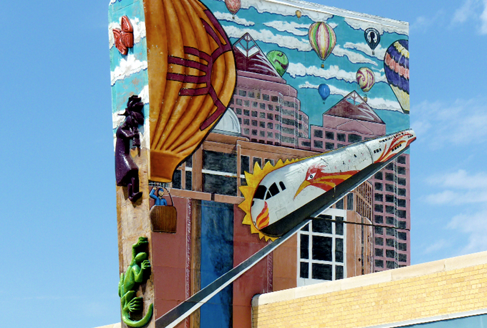 mural of balloon city